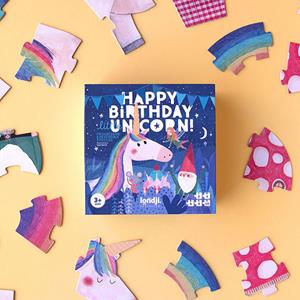 Londji puzzel Happy Birthday Unicorn +3jr