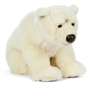 Living Nature Pluche witte ijsbeer knuffel 61 cm speelgoed -