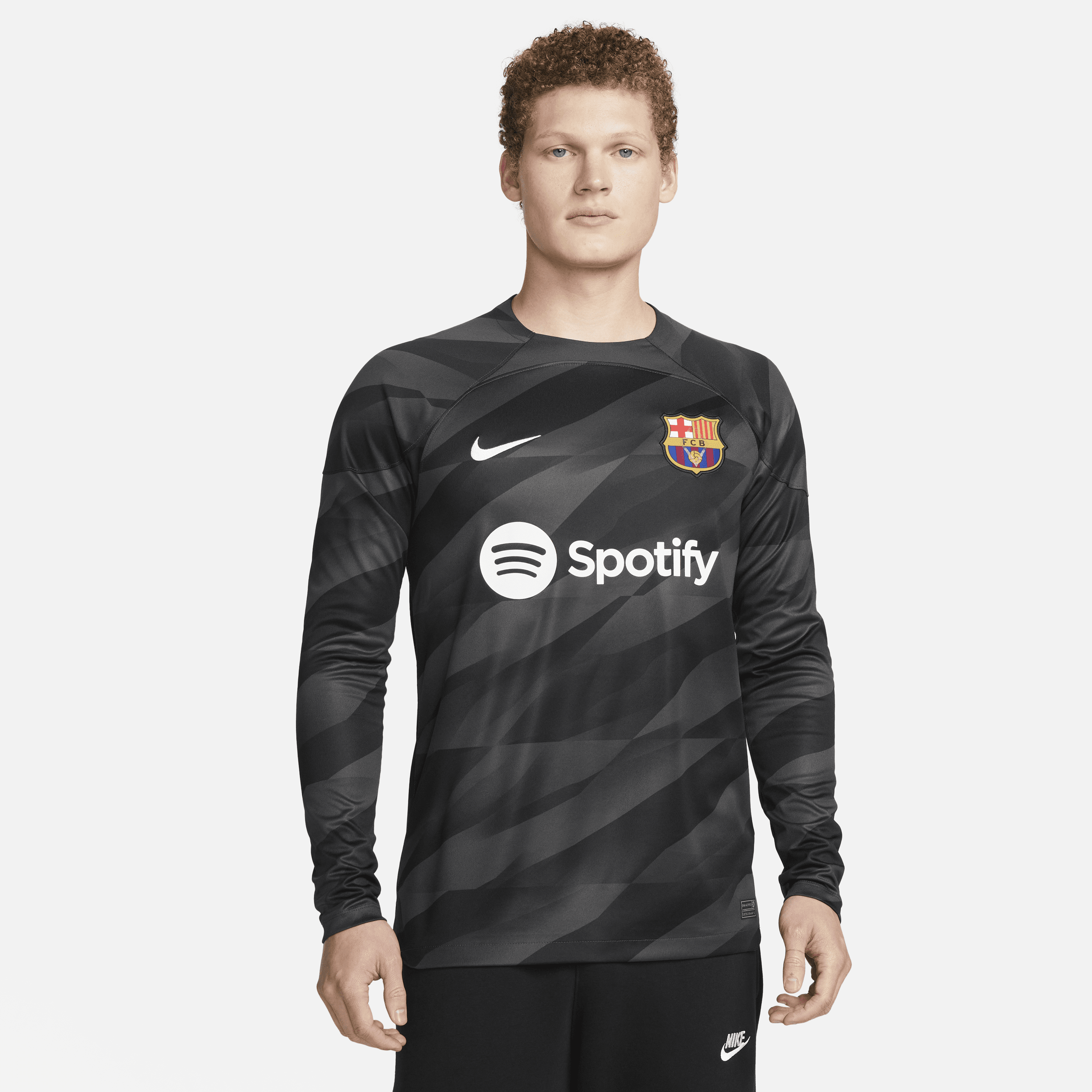 Nike FC Barcelona 2023/24 Stadium Goalkeeper  Dri-FIT voetbalshirt met lange mouwen voor heren - Grijs