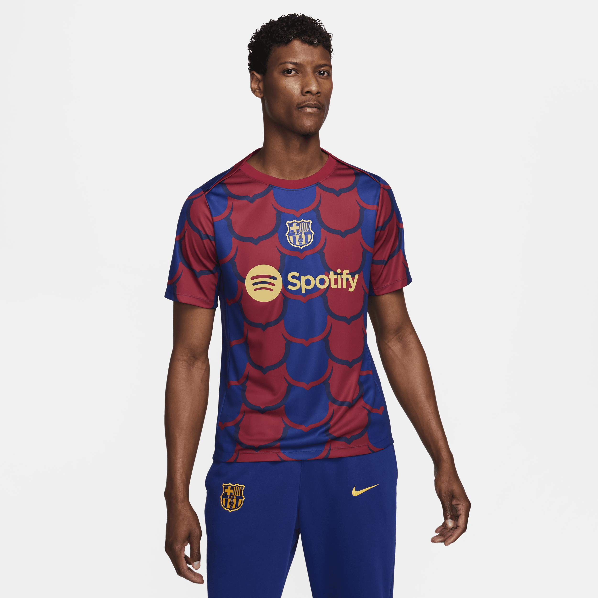 Nike FC Barcelona Academy Pro SE  Dri-FIT warming-uptop voor heren - Blauw