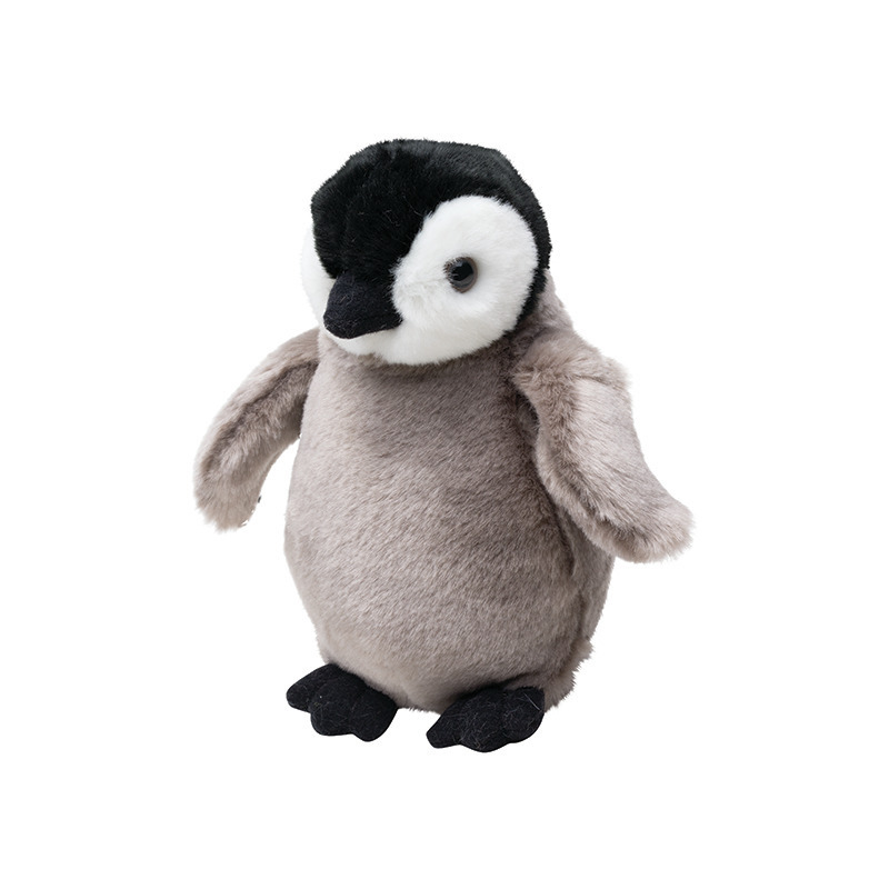 Nature Planet Pluche Konings Pinguin kuiken knuffel van 20 cm -