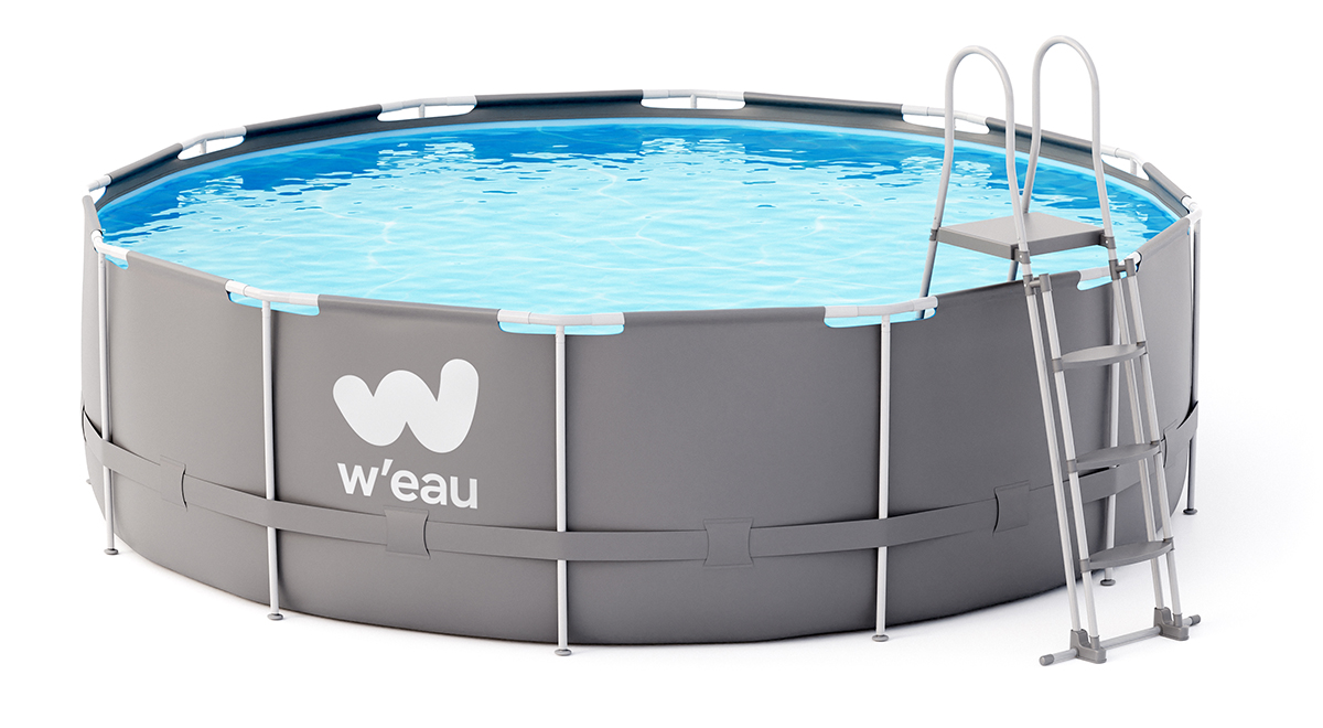 W'eau Steel Frame zwembad - 427 x 122 cm - met filterpomp en accessoires