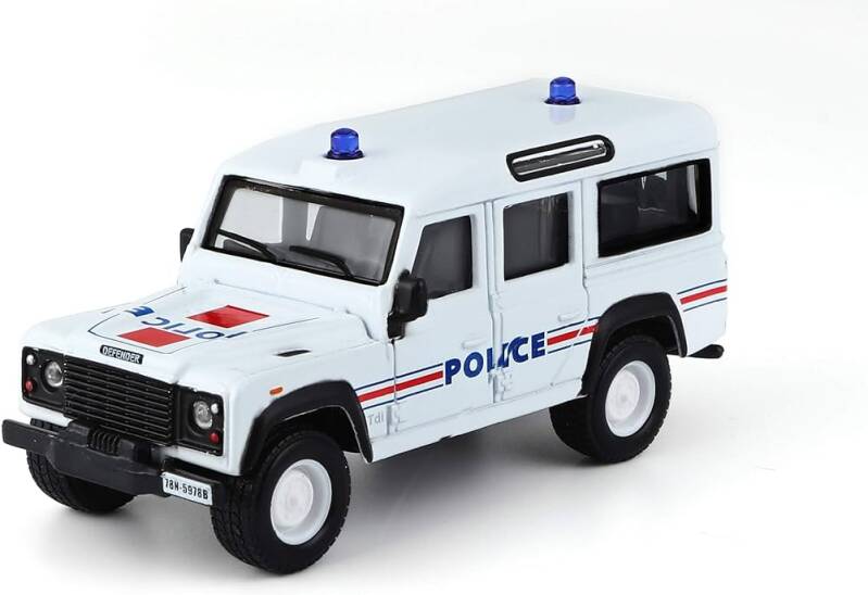 Brinic Modelcars Bburago Land Rover Defender Police