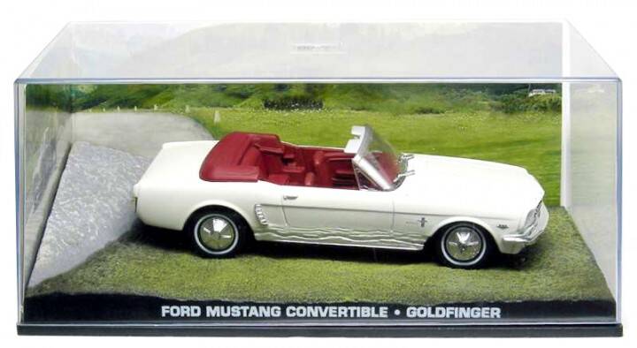 Brinic Modelcars Atlas Ford Mustang Convertible James Bond - Goldfinger