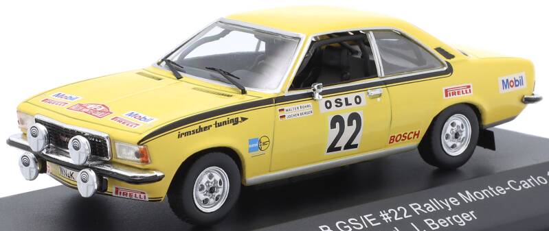 Brinic Modelcars CMR Opel Commodore B GS/E Rally Monte Carlo 1973