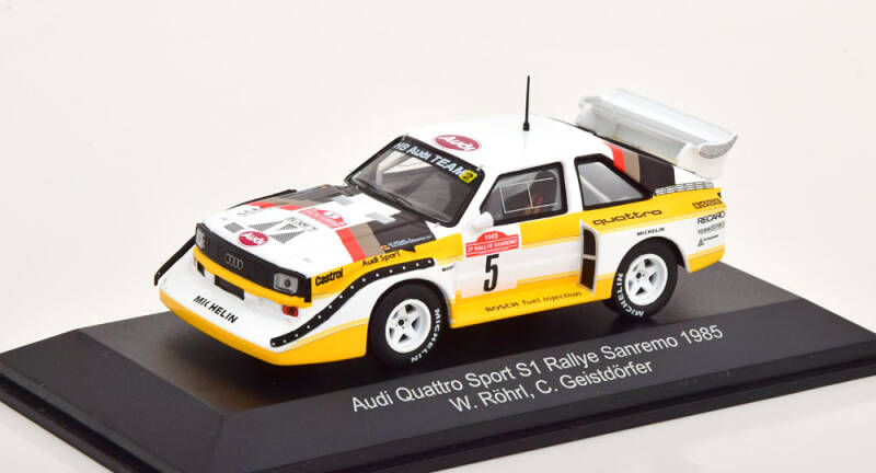 Brinic Modelcars CMR Audi Quattro Sport S1 - Rally Sanremo 1985