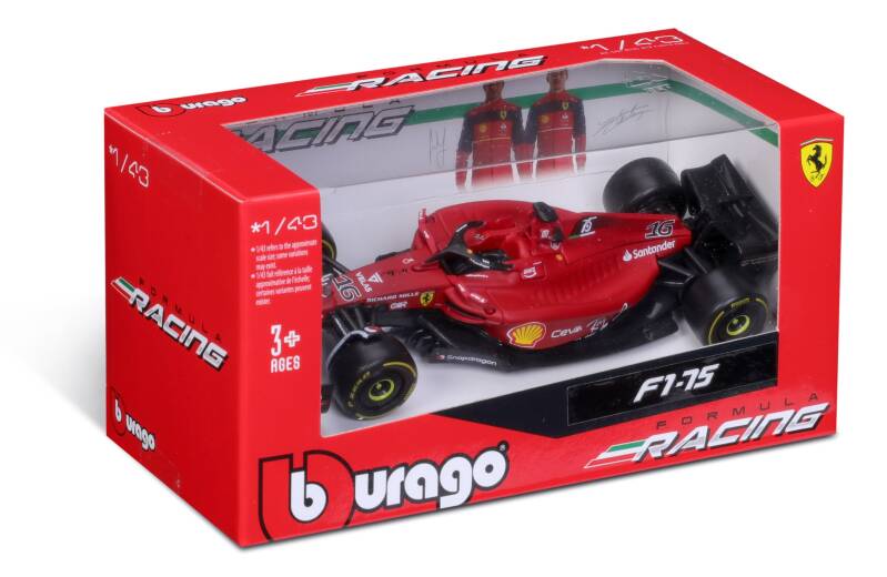 Brinic Modelcars Bburago Ferrari F1-75 Charles Leclerc Formula 1