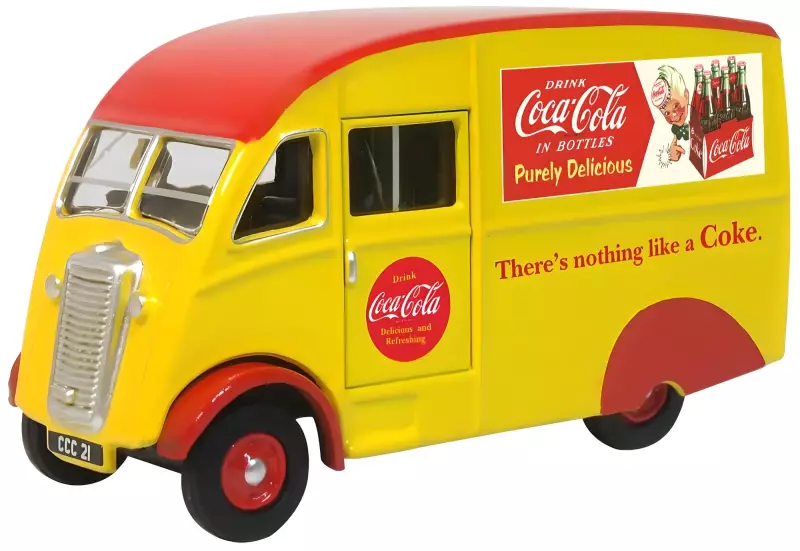 Brinic Modelcars Oxford Commer Q25 bus Coca Cola