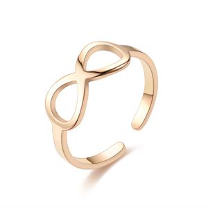 BFFstore.nl Subtiele Infinity Ring - verstelbaar - Rosé goud