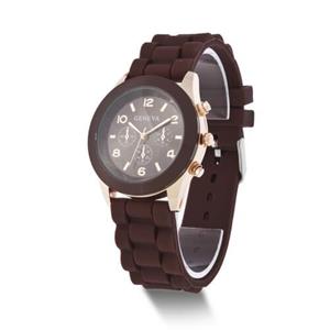 BFFstore.nl Brown Silicone Watch