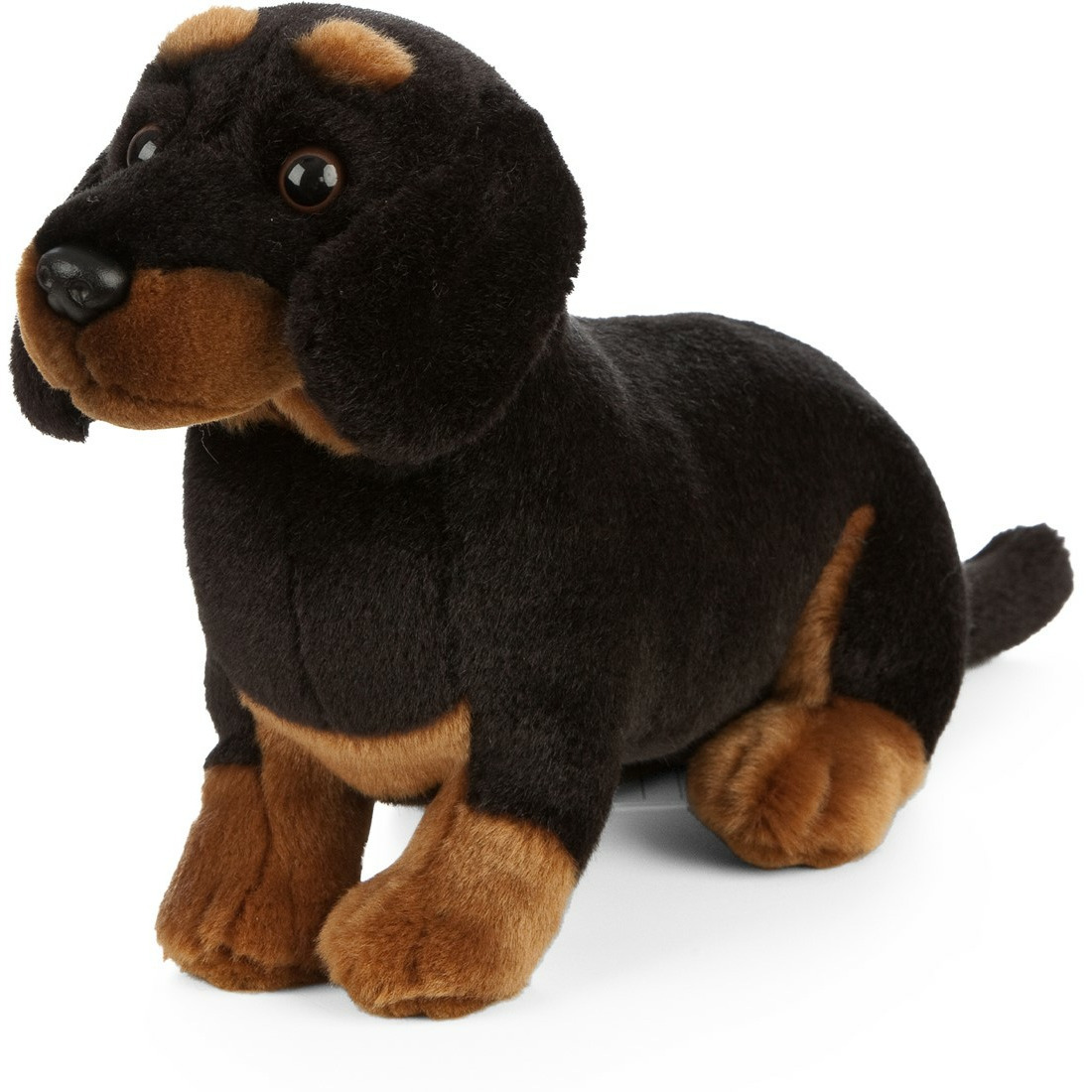 Living Nature Pluche Teckel honden knuffel 20 cm speelgoed -