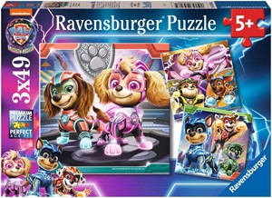 Ravensburger Paw Patrol - The Mighty Movie Puzzel (3x49 stukjes)