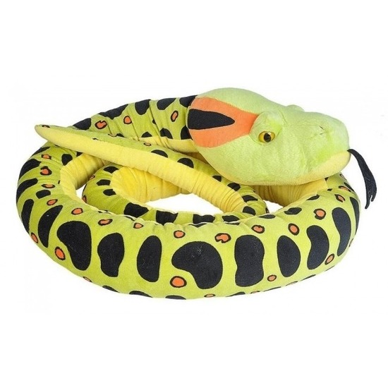 Wild Republic Pluche anaconda slang knuffel 280 cm -