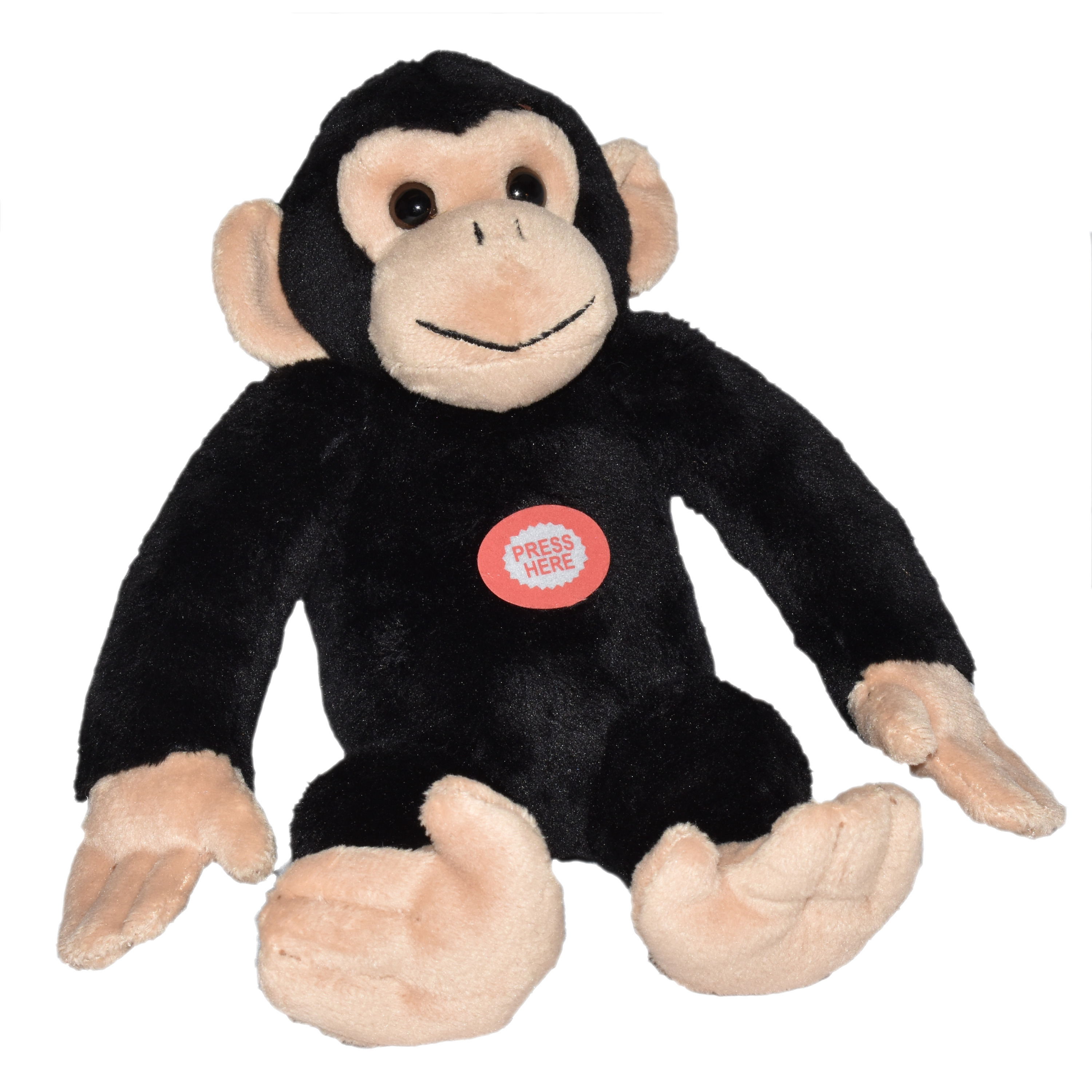 Wild Republic Pluche knuffel chimpansee aap van 20 cm -