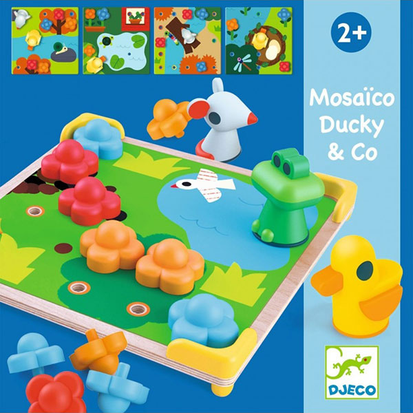 Djeco mozaïek puzzel Mosaïco Ducky & Co