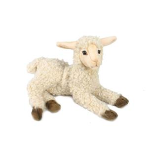 Hansa pluche lam/schaap knuffel liggend 23 cm -