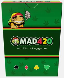 Mad Party Games Mad420 Playing Cards - Weed Game
