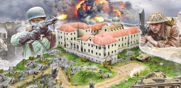 Italeri 1/72 Battle set Montecassino Abbey 1944