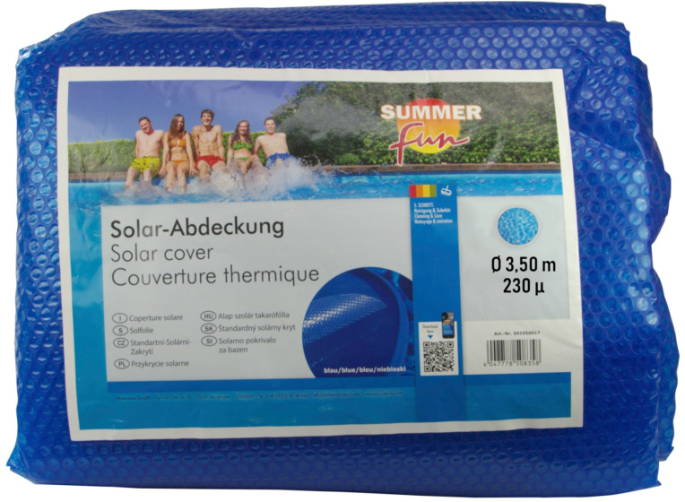 Summer fun zomerkleed rond diameter 350 cm blauw