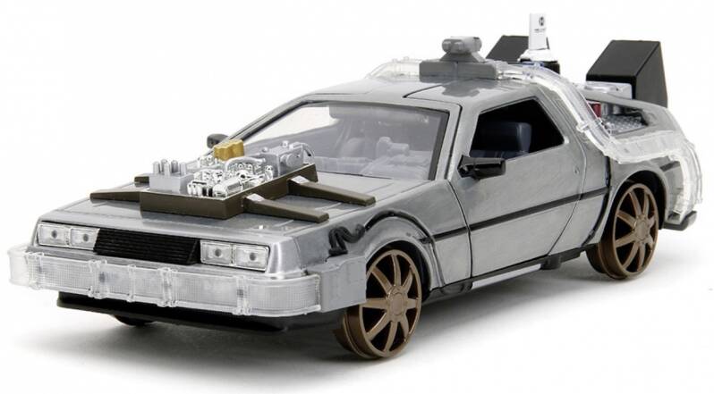 Brinic Modelcars Jada Toys Delorean DMC Time machine - Back to the Future 3