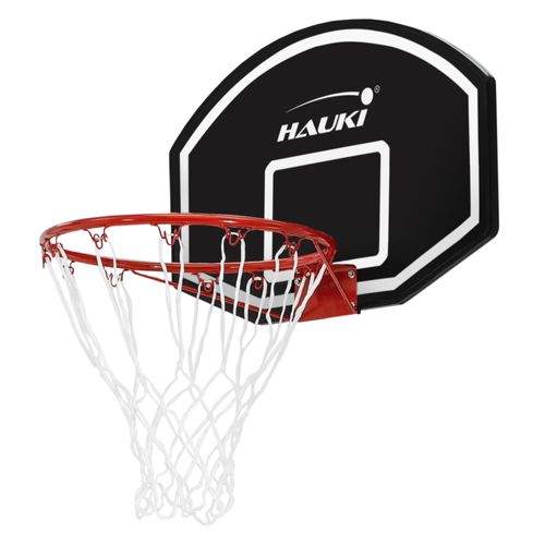 Hauki Basketbal Hoepelset 71x45 Cm Zwart Nylon