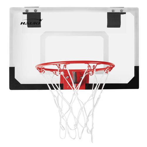 Hauki Basketbal Hoepelset Met 3 Ballen 58x40 Cm Wit Nylon En Plastic