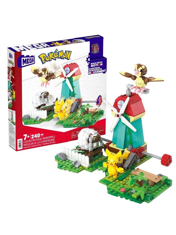 Mattel HKT21 MEGA Pokémon Windmühlen-Farm Constructieset