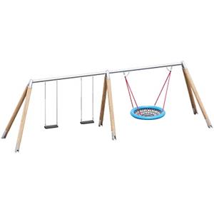 Playparc Schommelset met vogelnest, Ophanghoogte 200 cm