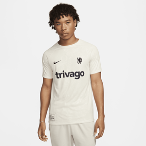 Nike Chelsea FC Academy Pro  Dri-FIT warming-uptop met korte mouwen voor heren - Bruin