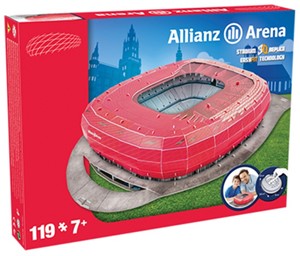Kick Off Games Bayern Munchen - Allianz Arena 3D Puzzel (119 stukjes)