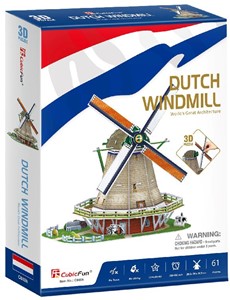 CubicFun Hollandse Windmolen 3D Puzzel
