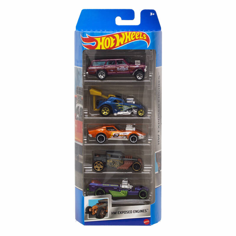 Brinic Modelcars Hot Wheels Exposed engines (5-pack)