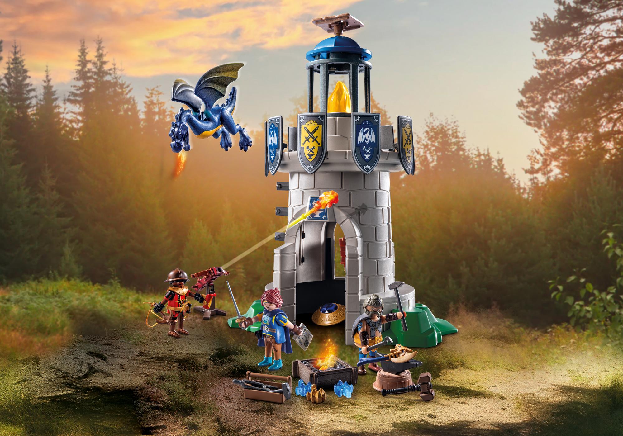 Playmobil Riddertoren met smid en draak