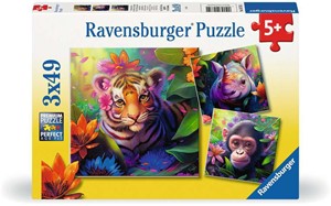 Ravensburger Jungle Babies Puzzel (3 x 49 stukjes)