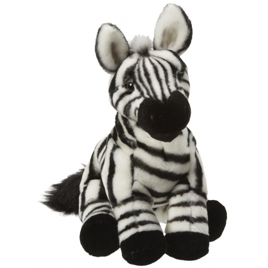 Pluche zebra knuffel van 27 cm -