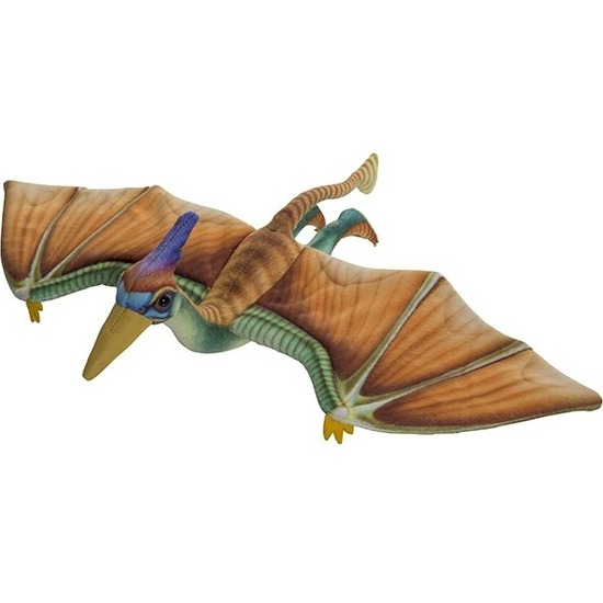 Nature Planet Pluche gekleurde Pterosaurus dinosaurus knuffel cm speelgoed -