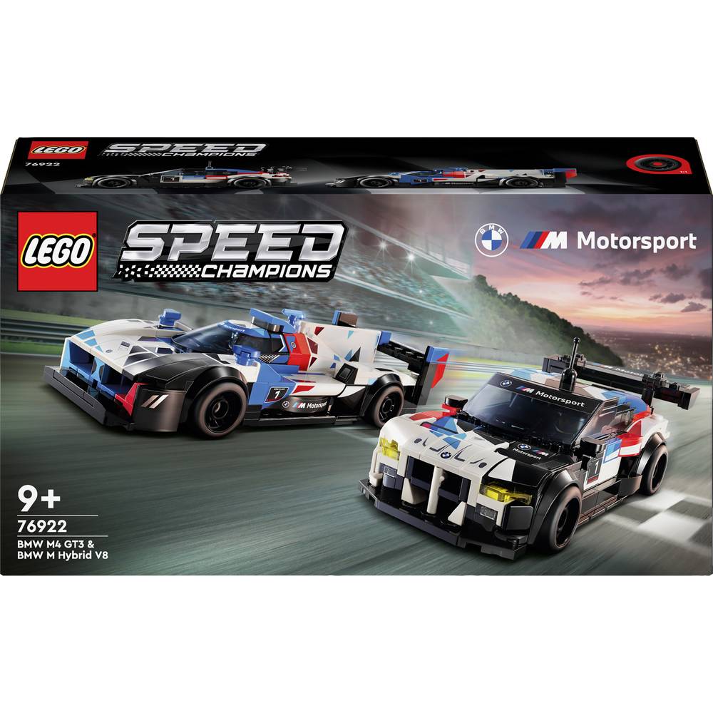Lego Speed Champions 76922 BMW M4 GT3 en BMW M Hybrid V8 Racewagens