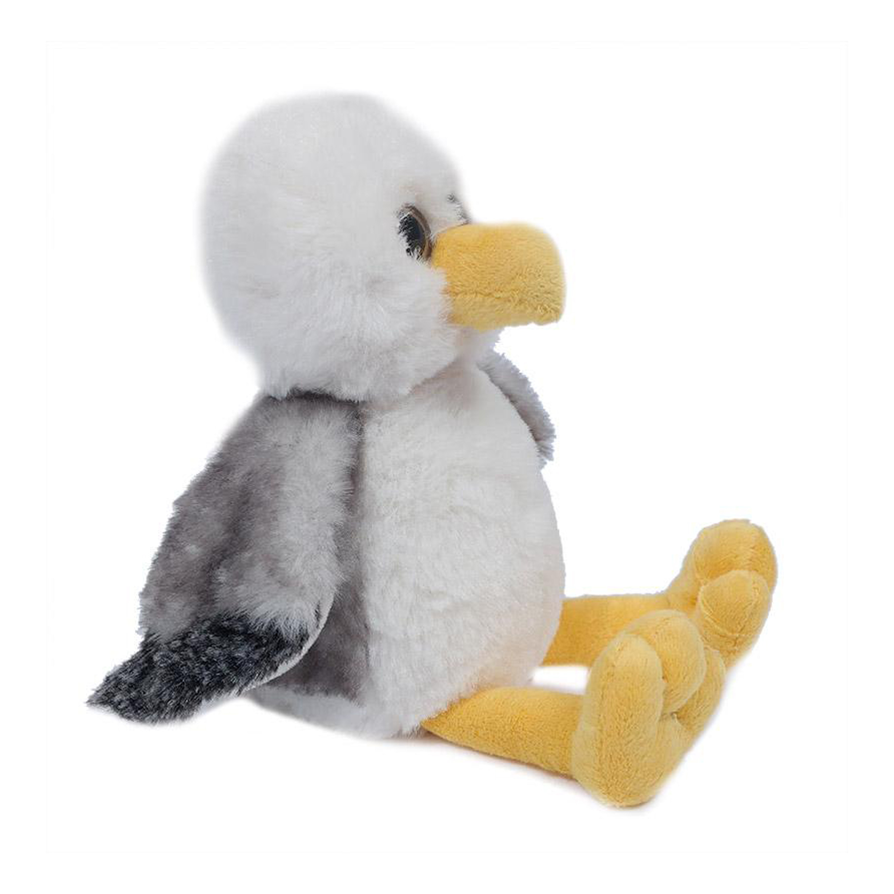 PIA Soft Toys Knuffeldier Meeuw - zachte pluche stof - premium kwaliteit knuffels - Vogels - 16 cm -