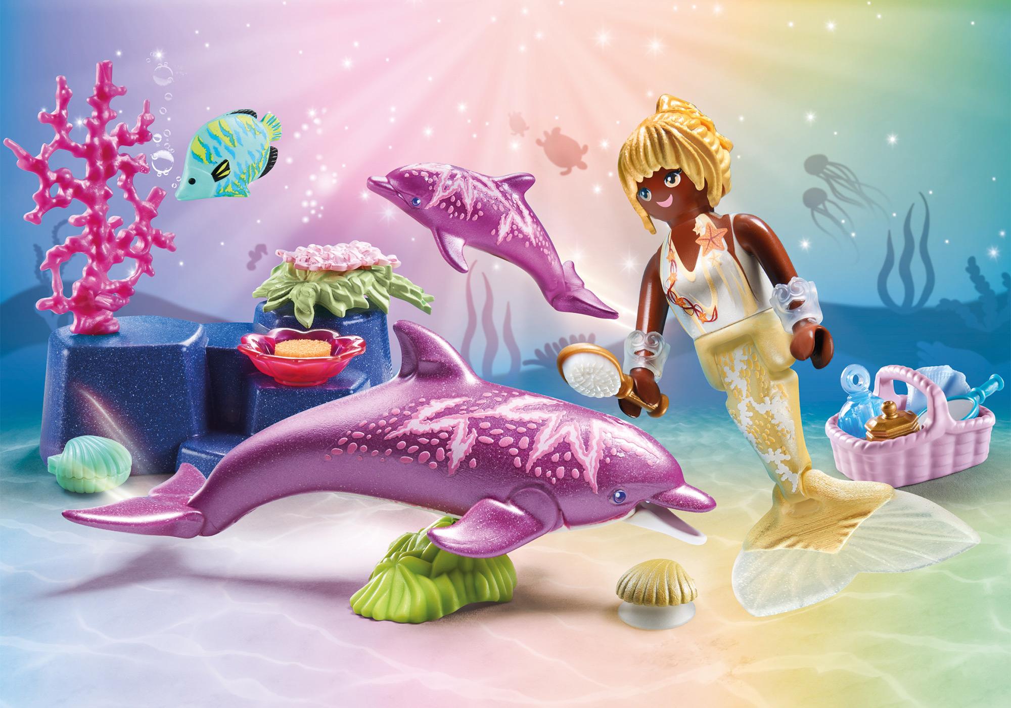 Playmobil Zeemeermin met dolfijnen