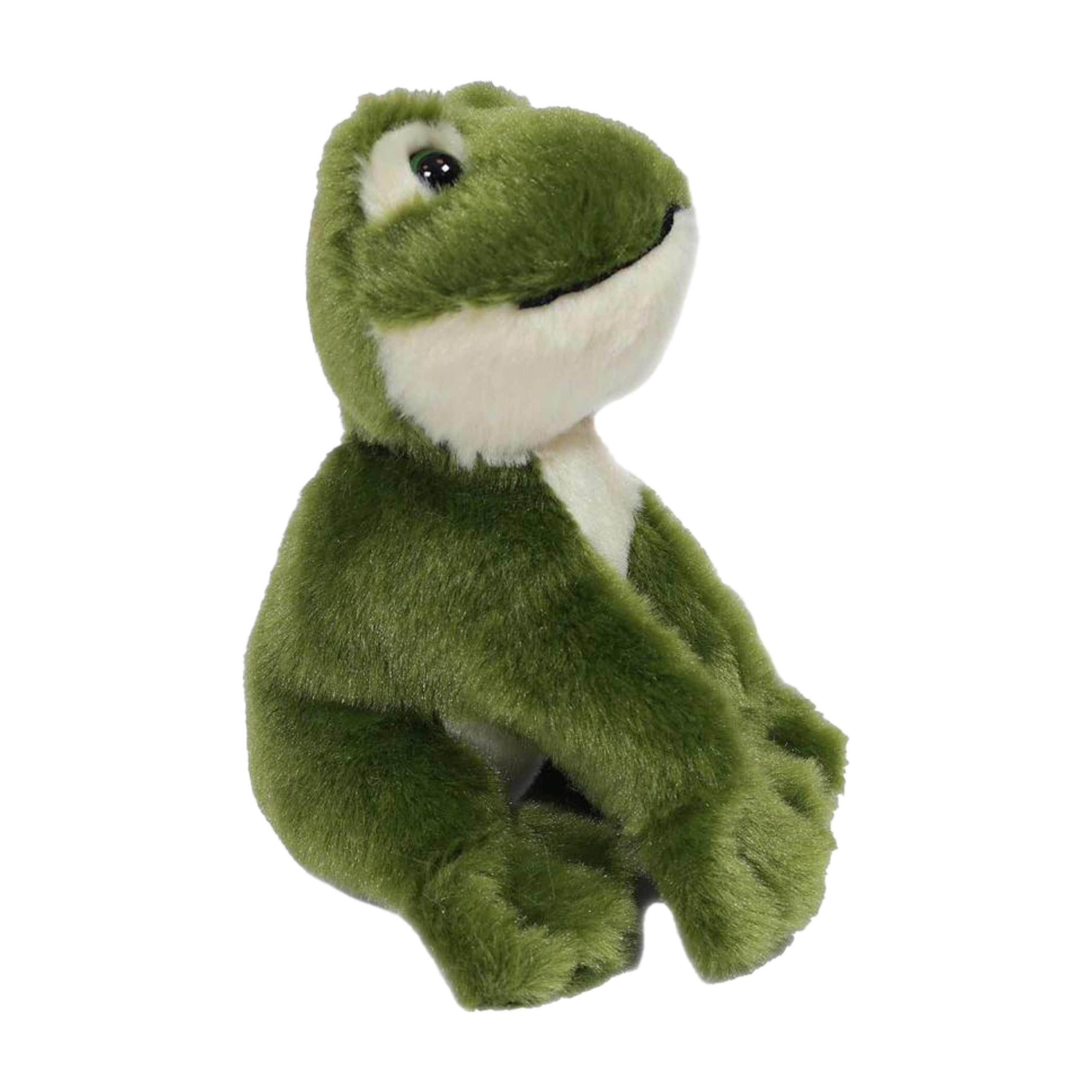 PIA Soft Toys Knuffeldier Groene Kikker - zachte pluche stof - premium kwaliteit knuffels - groen - 12 cm -