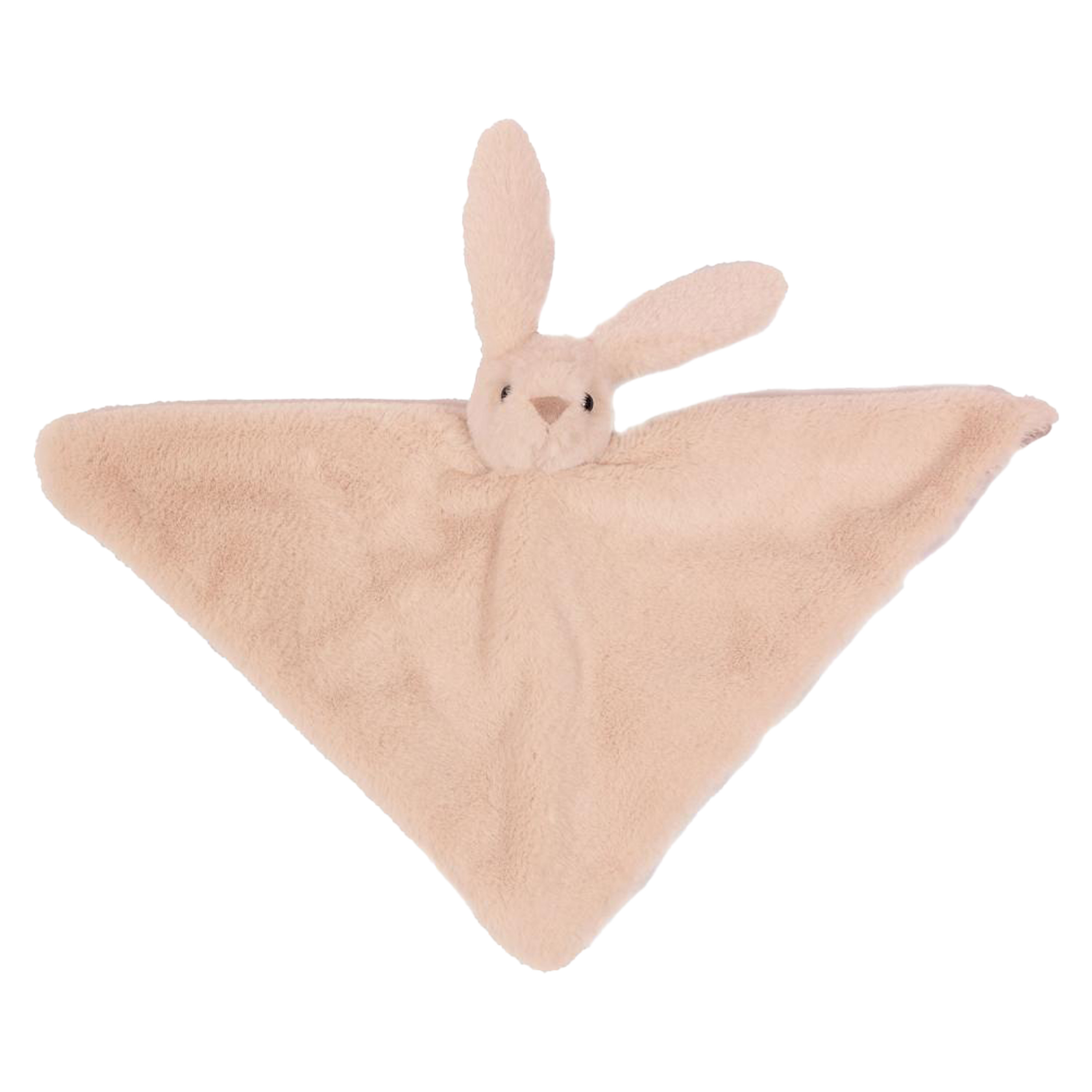 PIA Soft Toys Knuffeldier Konijn - zachte pluche stof - tuttel/knuffeldoekje - roze - 45 cm -