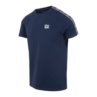 Sportus.nl Cruyff Sports - Xicota Taped T-Shirt - Navy
