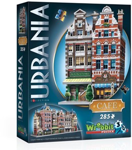 Wrebbit 3D Puzzel - Urbania Café (285 stukjes)