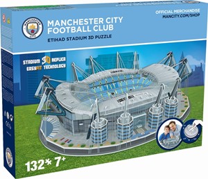 Kick Off Games Manchester City - Etihad Stadium 3D Puzzel (132 stukjes)