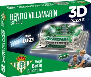 Kick Off Games Real Betis - Benito Villamarin LED 3D Puzzel (98 stukjes)