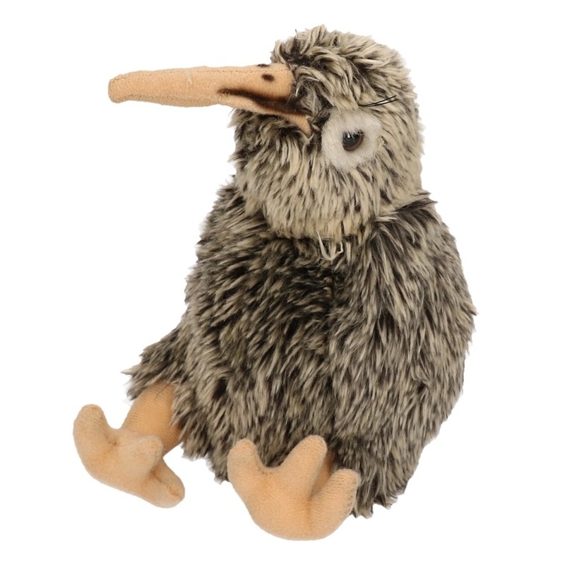 CarlDick Pluche kiwi vogel knuffel 20 cm -