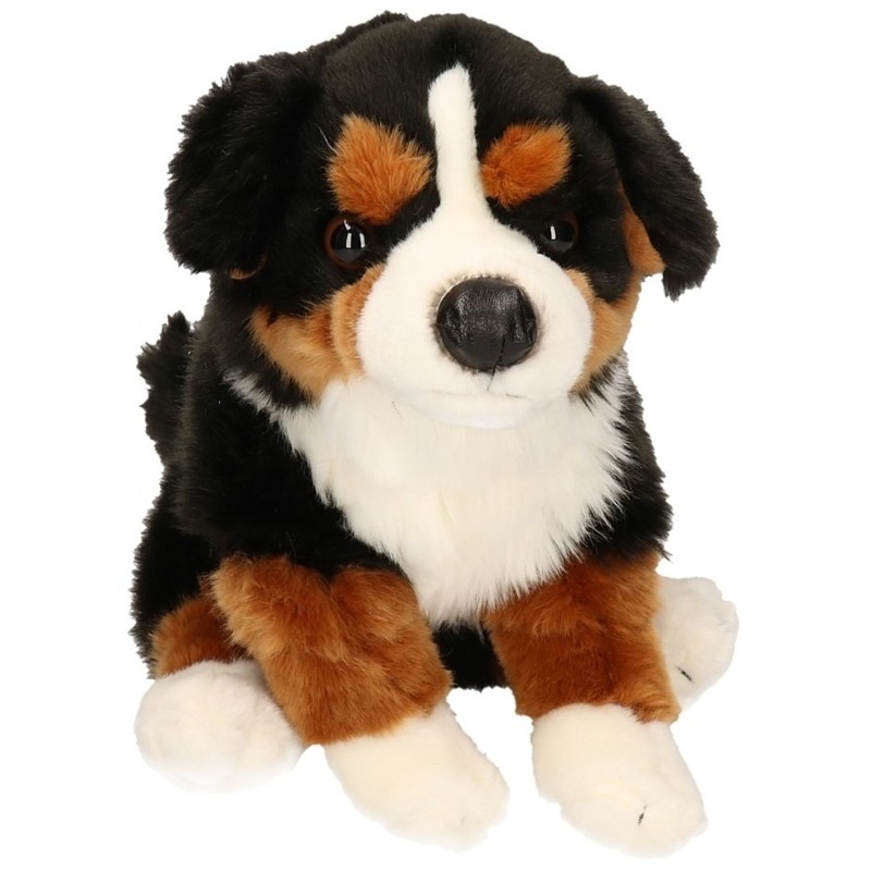 CarlDick Knuffeldier Berner Sennen hond - zachte pluche stof - premium kwaliteit knuffels - 20 cm -