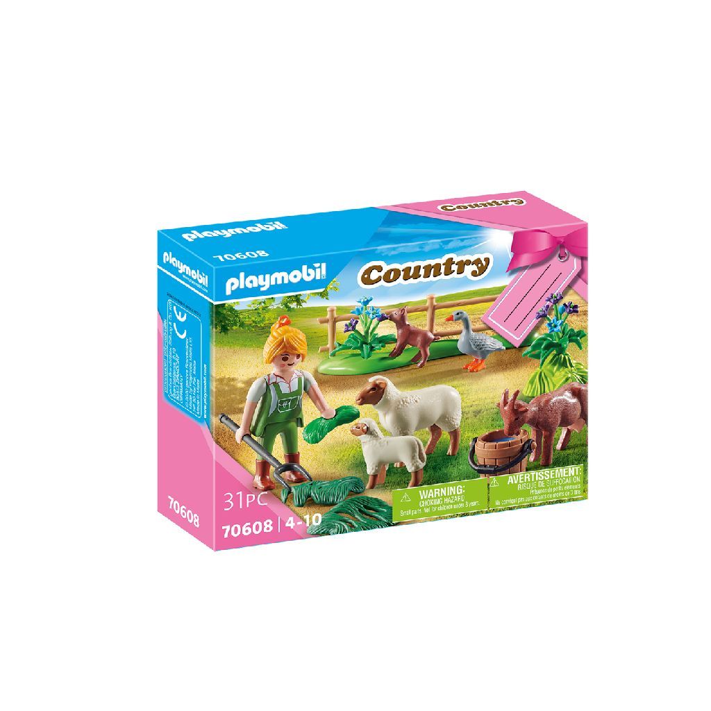 Playmobil - Farmer with Animals Gift Set