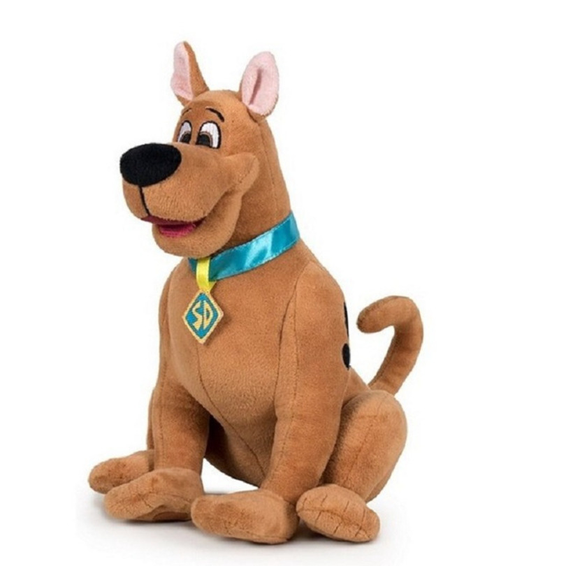 Merkloos Pluche knuffel hond - Scooby Doo - stof - 28 cm - Bekende figuren -