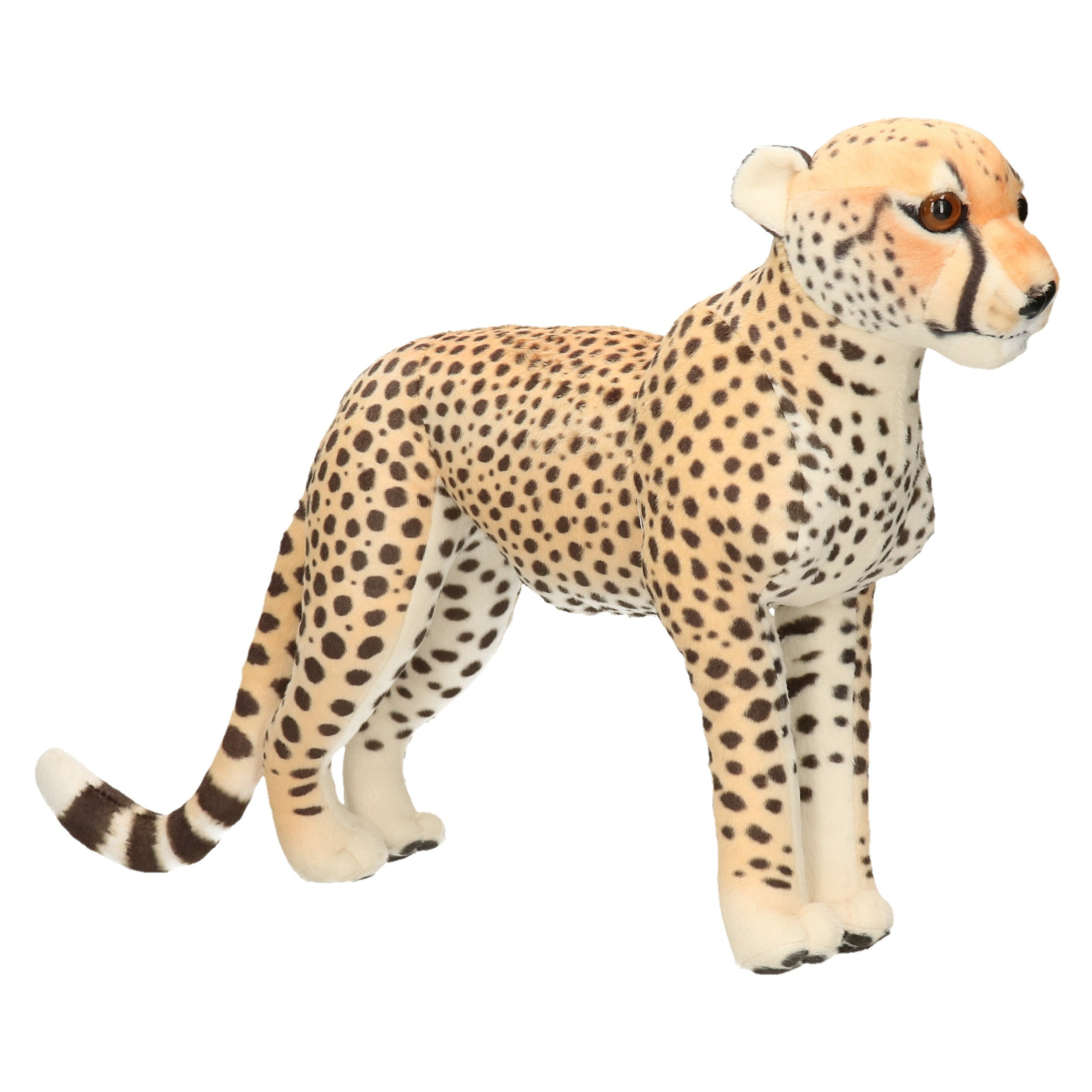 Wild Republic Living Earth serie - Pluche knuffel dieren Cheetah/jachtluipaard van 35 cm -